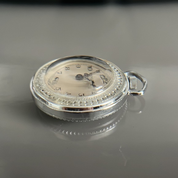 Splendor Vintage Swiss Classical Roman Coin Pocket Watch Cameo - Picture 11 of 14